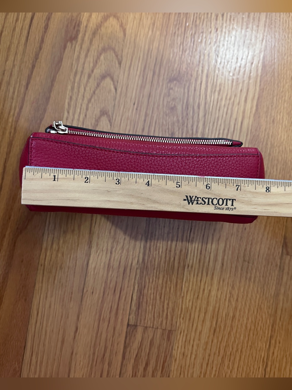 Kate Spade Red Leila Pebbled Leather Crossbody Bag - Picture 7 of 9